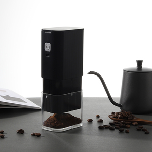 Moulin à café portable rechargeable avec meules en céramique et en acier, <span class=keywords><strong>broyeur</strong></span> électrique de grains de café réglable pour le voyage - Product Image 6