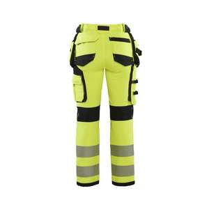 BLAKLADER - 719716423399C34 Pantalón Hi-Vis para mujer con 4 vías-elástico Amarillo/Negro-EAN 7330509729571 ROPA DE TRABAJO DE 2017 - Product Image 2