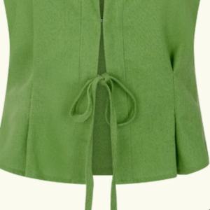 Conjunto de Lino Casual para Mujer 2025 OEM, Nuevo Estilo en Venta, Chalecos con Estampado Sólido y Pantalones Cortos hasta la Rodilla, Conjunto de Dos Piezas de Lona - Product Image 4