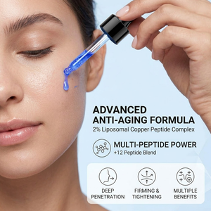 Sérum liposomal 2% GHK-Cu Peptides de Cuivre Anti-âge Raffermissant Complexe Multi-Peptides <span class=keywords><strong>Acide</strong></span> Hyaluronique Visage OEM Marque Privée 30ml - Product Image 2