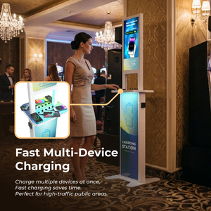 Kiosque de recharge rapide en libre-service avec écran LCD numérique double face AXI 21 pouces, compatible avec les smartphones - Product Image 3