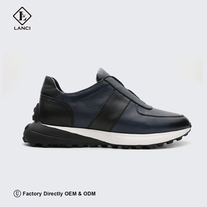 LANCI Custom <strong>Shoes</strong> Manufacturers with logo New Fashion <strong>Shoes</strong> for Men Genuine Leather Luxury Sneakers Designer - Product Image 2