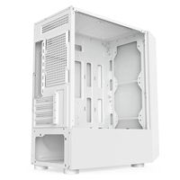Boîtier d'ordinateur de bureau Light Encounter 3301 MATX compact, refroidissement liquide 240, USB 3.0, panneau latéral transparent, noir mat, vertical, pour jeux