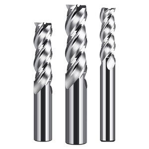 HUHAO High-gloss Mirror Surface 3 Flute Aluminum Milling Cutter Spiral CNC Cutting <strong>End</strong> <strong>Mill</strong> for Metal 2312131201 - Product Image 2