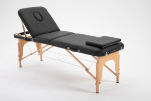 Cama de belleza moderna con parte superior acolchada, cajones y estantes de almacenamiento integrados, ideal para uso en spa y salón - Product Image 5
