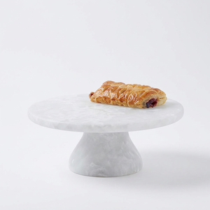 Handmade Durable Aqua Swirl Resin <b>Cake</b> Stand Luxury Eco-Friendly Dishwasher Safe Artizon Studio Display Tray <b>Wedding</b> Party - Product Image 1