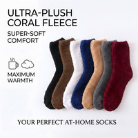 Chaussettes d'hiver pour femmes, chaudes, super douces, en peluche, tricotées, antibactériennes, épaisses, en microfibre, décontractées, pour la maison, pour dormir, moelleuses, confortables