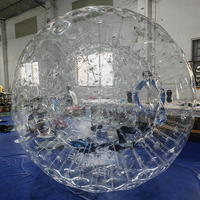 Boule Zorb Humaine Transparente Personnalisée, Boule Géante Gonflable pour le Corps Humain, Boule Hamster