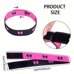 Banda elástica de nailon ajustable para sujetar pelucas, antideslizante, para fijar pelucas de encaje frontal, con logotipo personalizado. - Product Image 4