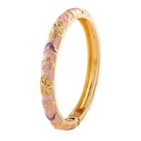 Bracelet en alliage de style chinois pour femmes, inspiré de la créativité culturelle du Musée du Palais, hypoallergénique et résistant à la décoloration