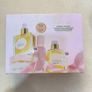 Ensemble d'huiles repulpantes pour cheveux et lèvres à paillettes, marque privée, gloss au miel biologique, hydratant nourrissant, repulpeur pour lèvres et cheveux - Product Image 6