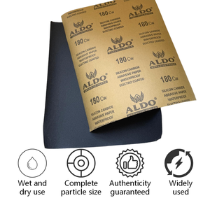 Papier abrasif pour bords de cuir, grain 400, 230x280mm, pour lisser et chanfreiner les bords coupés de cuir dans les projets <span class=keywords><strong>d</strong></span>'artisanat - Product Image 6