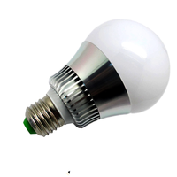 Ampoule LED intelligente E27 RGB, changement de couleur, 3W 5W, AC85-265V, télécommande sans fil, haute efficacité pour l'éclairage domestique