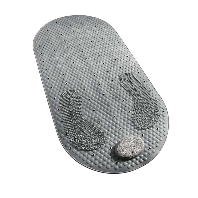 Оптовая продажа, нескользящий Отшелушивающий коврик для ног, Массажный Коврик для ванны с натуральным пемзой