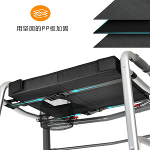 Bandeja de apoyo para caminar DURAPOWER, bandeja de comedor portátil plegable de 40x30 cm para personas mayores, uso en exteriores - Product Image 3