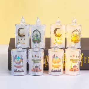 Lámpara de Vela Decorativa DAMAI con Diseño de Castillo Lunar para Eid, Estilo Oriental, Luz Nocturna Ambiental - Product Image 3