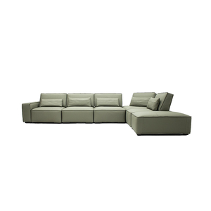Cao cấp <span class=keywords><strong>L</strong></span>-Hình dạng sofa đặt ghế ngồi có thể ngả thiết kế mới cắt sofa sang trọng ghế phòng khách Ghế bộ - Product Image 2