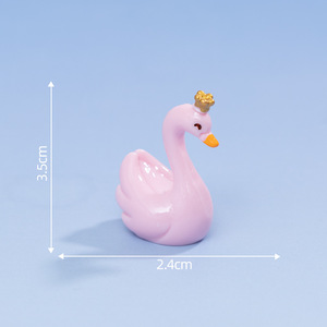 Mini Figuras de Cisne de Resina, Adornos en Miniatura para Jardín de Hadas, Decoración de Micropaisajes para Casa de Muñecas, Bonsái, Acuario, Escritorio - Product Image 6