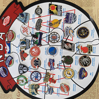 Épingles Métalliques Sportives en Alliage de Zinc Plaqué Or, Moulées en 2D et 3D, sur le thème du Football, du Basketball, du Baseball, du Hockey, Objets d'Art et de Collection pour Souvenirs