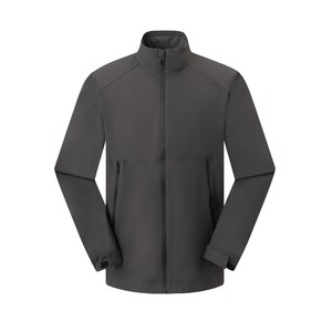 Hhenhorn Tacul Men's Bomber <b>Jacket</b> <b>Fleece</b>-<b>Lined</b> Knitted 100% Polyester Streetwear Outdoor Activities High Collar Zipper - Product Image 4