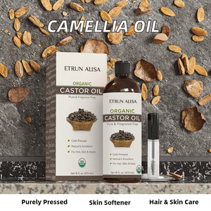 Huile de ricin en vrac de marque propre, huile essentielle pure pressée à froid, douce pour les soins de la peau et des cheveux, origine chinoise - Product Image 3