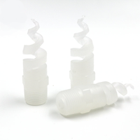 Buse spirale en PTFE pour l'aération de l'eau, buse à jet conique complet pour la réduction de la poussière, buse de nettoyage pour bouteilles et bocaux