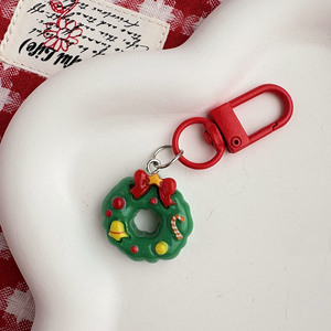 Cartoon Christmas Home Keychain Pin, <b>Cute</b> Santa Gift Backpack Charm, Accessory, Friend Gift - Product Image 4
