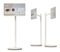 BOE 2025 Portable TV 24.5 pouces LCD publicité écran affichage roues électronique Smart TV support avec texte Animation affichage