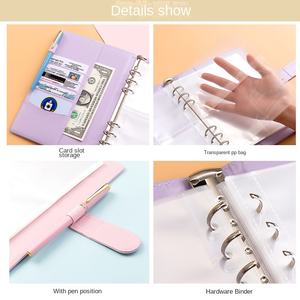 Обложка для ежедневника/планера AMARUI A5, твердый переплет, на 6 кольцах, с возможностью персонализации логотипа, сменные блоки, портфолио - Product Image 4