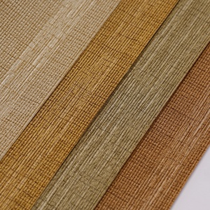 Papel pintado de vinilo impermeable con textura de rayas distintivas para Hotel Hospital Mall Bedhead Fondo revestimiento de paredes funcional - Product Image 1