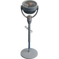 Ventilateur pour la maison Affichage à LED Synchronisation intelligente du vent Ventilateur électrique portable sur pied