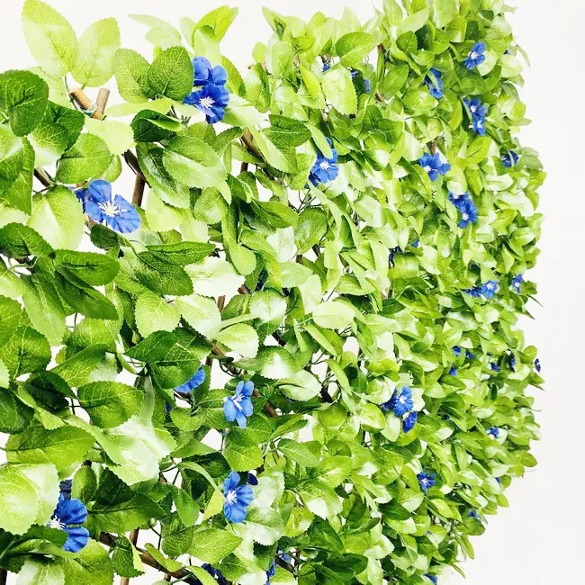 Garten plastik Großhandel dekorative Blatt wand künstlichen künstlichen Blatt zaun