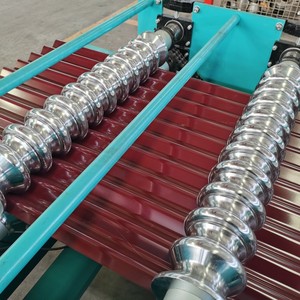 Tự động Russia loại xinnuo C10 + C21 hai lớp kim loại tấm lợp ngói Máy làm - Product Image 2