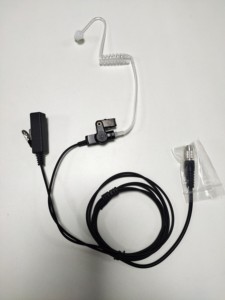 Auricular de seguridad con micrófono PTT para radio bidireccional Aselsan 4700 AS-4700 - Product Image 1