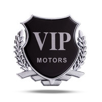 Autocollant pour voiture 3D VIP Motors Badge Decal Auto Trunk Metal Zinc Alloy Emblem Rear Body Hayon Accessory Adhesive Badge Sticker