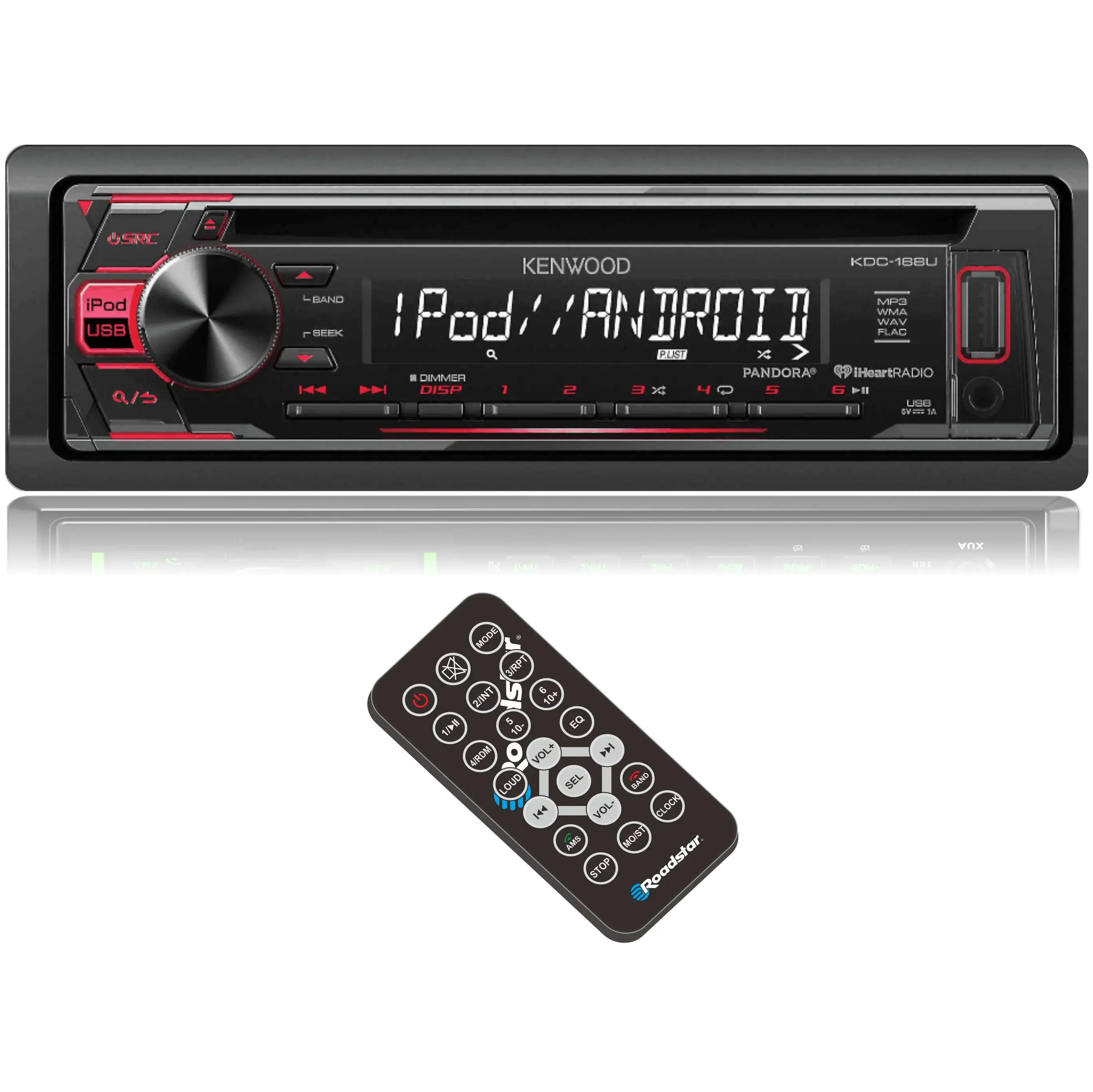 Echtes DSP 12V Auto FM Radio Dual USB AUX TF MP3 Bluetooths Player Mit 7 Farben & ISO Sockel 6 RCA 2.1A Aufladen 4V Subwoofer Port
