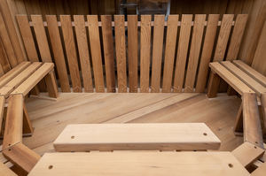 Bain à remous en bois traité thermiquement, 10 personnes, léger, chauffant, Offre Spéciale - Product Image 4