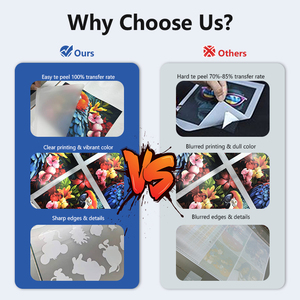 Fogli <span class=keywords><strong>di</strong></span> pellicola DTF A3 <span class=keywords><strong>A4</strong></span> da 75m per trasferimento a caldo, a rimozione istantanea, resistenti al lavaggio, per stampa fai da te su magliette, all'ingrosso per piccole imprese - Product Image 3