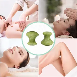 Raspador de massagem facial natural, venda quente de pedra xiuyana, ferramenta verde jade gua sha
