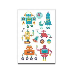 Tatuajes temporales a prueba de agua cuerpo de los niños cara <span class=keywords><strong>brazo</strong></span> <span class=keywords><strong>tatuaje</strong></span> pegatinas <span class=keywords><strong>Robot</strong></span> serie - Product Image 4