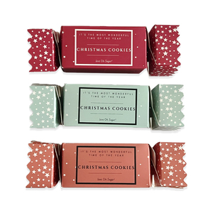 Galletas navideñas con extremo giratorio personalizado <span class=keywords><strong>Bon</strong></span> embalaje cartón galletas navideñas galleta cuadrada para dulces - Product Image 2