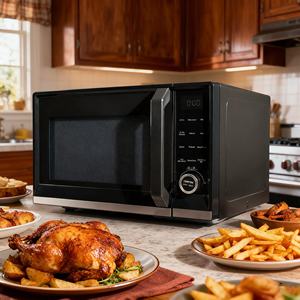 Four à <span class=keywords><strong>micro</strong></span>-<span class=keywords><strong>ondes</strong></span> avec grille de cuisson 28L 1800w avec logo OEM, affichage numérique LED, friteuse à air, four à <span class=keywords><strong>micro</strong></span>-<span class=keywords><strong>ondes</strong></span> pour la cuisine à domicile - Product Image 1