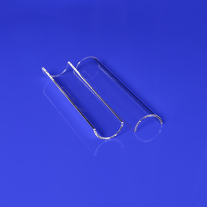 Aangepaste Transparante Kwartsglas Boot Vorm Sio2 Chemische Samenstelling Laboratorium Gebruik Hoge Temperatuurbestendigheid - Product Image 4