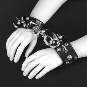 Ensemble d'entraînement BDSM SM avec menottes, jeu de domination esclave, mains attachées, sadomasochisme, jouets sexuels amusants pour couples adultes, vente en gros - Product Image 1