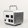 Portable 2200W UPS Power Station with Fast Recharging 1600W Lithium Battery Supports 650W Solar Panels Pure Sine Wave Inverter