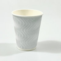 Gobelet en papier à double paroi jetable et écologique du fabricant biodégradable et compostable pour les boissons chaudes à emporter