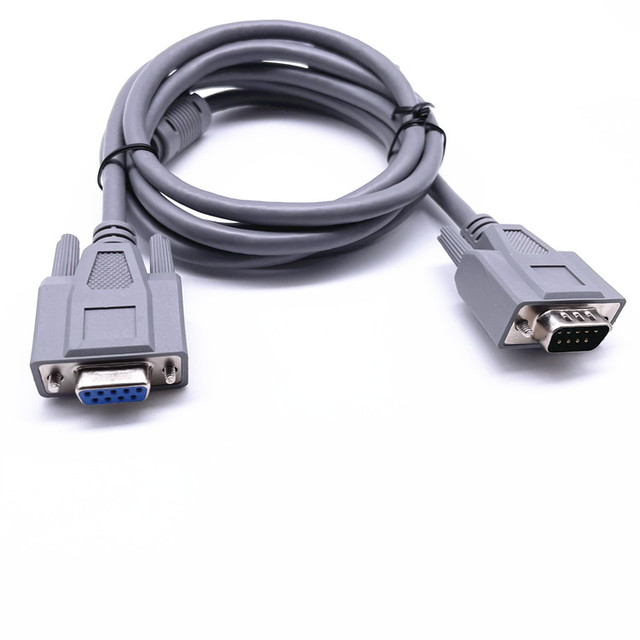 9 Pin DB9 Male to Female RS232 Serial Extension Cable 1m PVC Jacket VGA to VGA for Computer Monitor Projector DVD Player