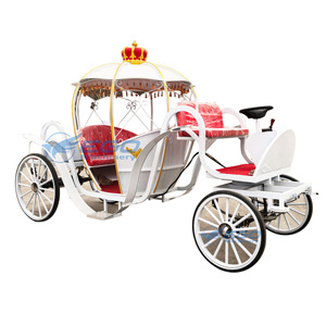 Carruaje de Cenicienta en Venta, Transporte Especial, Carruaje de Fantasía de Princesa Calabaza, Carruaje Eléctrico en Venta - Product Image 1