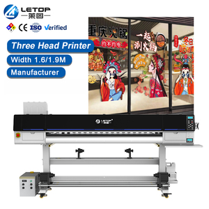 Imprimante jet d'encre grand format LETOP Factory 6 <span class=keywords><strong>pieds</strong></span> pour bannières et toiles en rouleau – Imprimante numérique UV - Product Image 1