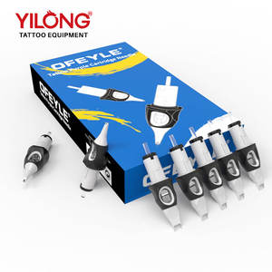 タトゥーカートリッジニードル Yilong Ophir ホワイトニードルカートリッジ タトゥーアート用 EOガス滅菌済みファインニードルカートリッジ - Product Image 1